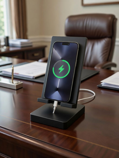 Handmade Solid Wood Phone Docking Stations - Single Dock