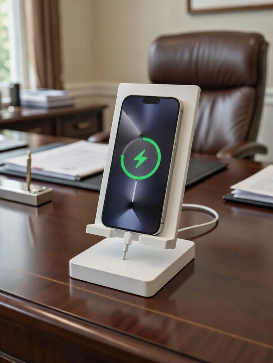 Handmade Solid Wood Phone Docking Stations - Single Dock